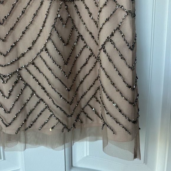 Adrianna Papell Beaded Blouson Dress - Picture 4 of 11